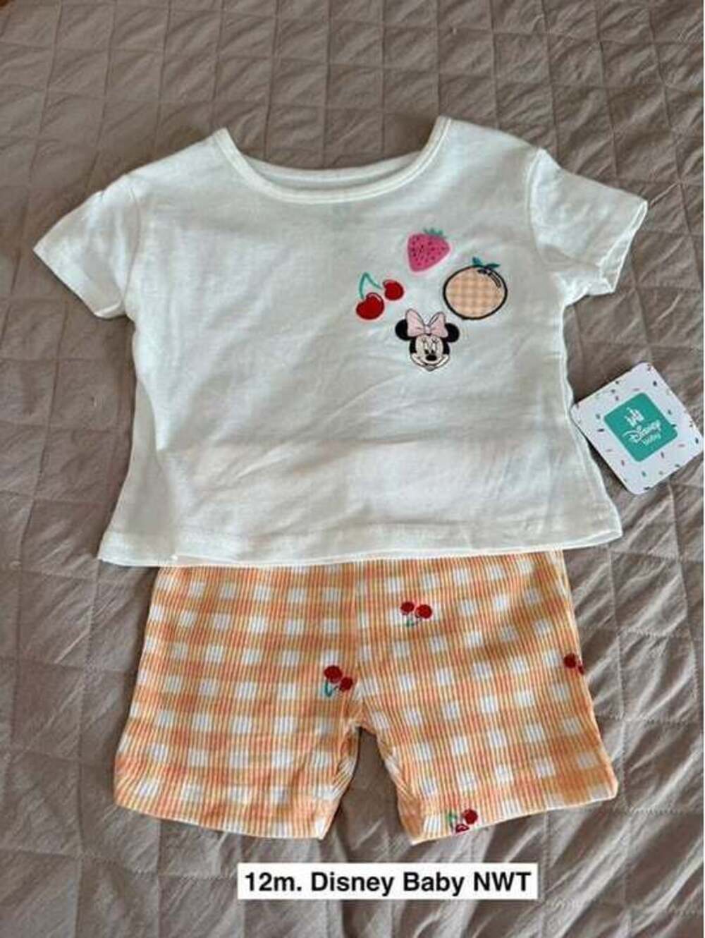 Disney Baby Minnie Mouse Outfit 12 Months NWT